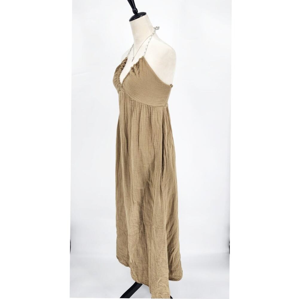 Nwtg Maggie Gauze Halter Maxi Dress Size Small - Picture 3 of 6